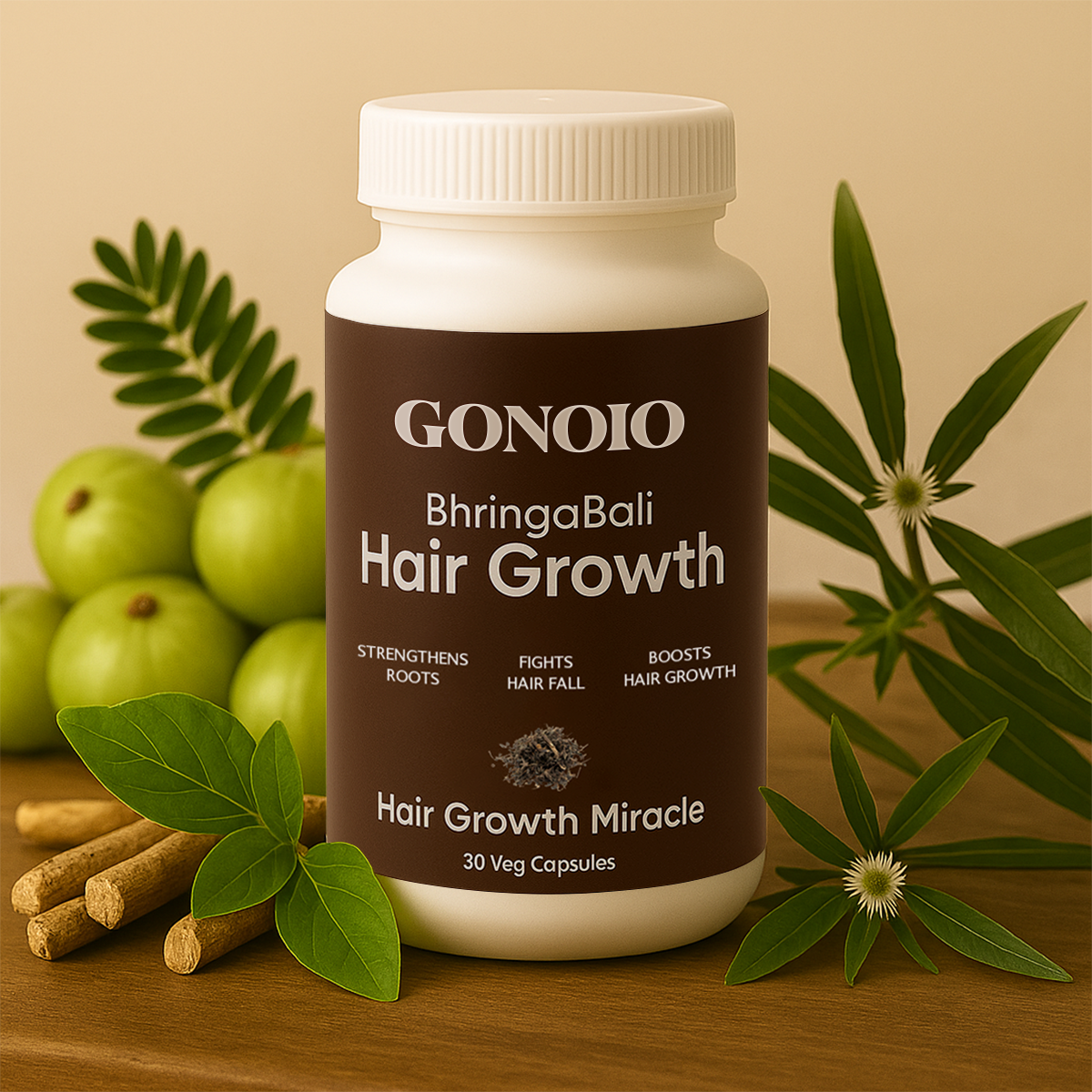 GONOIO™ BhringaBali Hair Growth Capsules